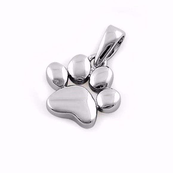 Sterling Silver Jewelry - Beloved Paws .925 Sterling Silver Necklace